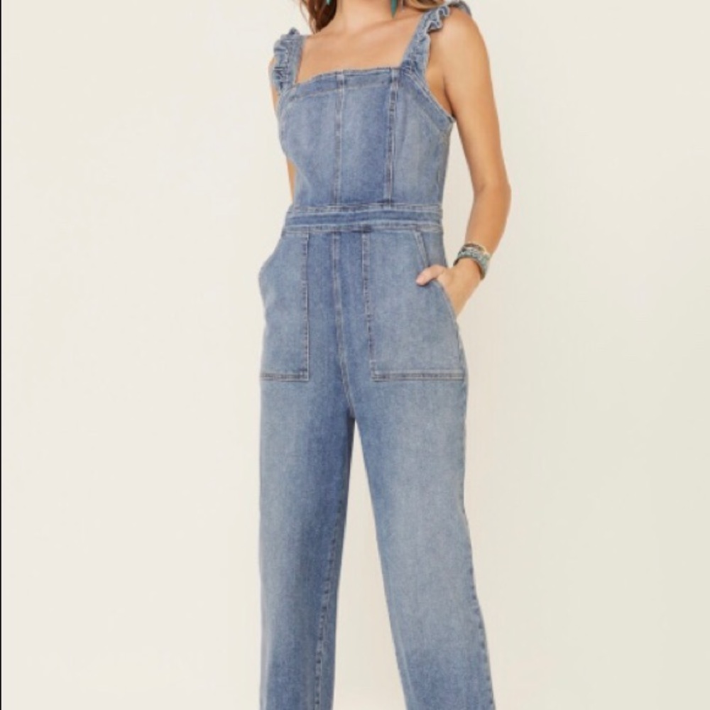Women's Ariat Denim Overalls, Medium